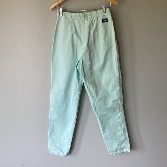 Vintage Dockers high rise pleated mint green trousers pants - Picture 11 of 13